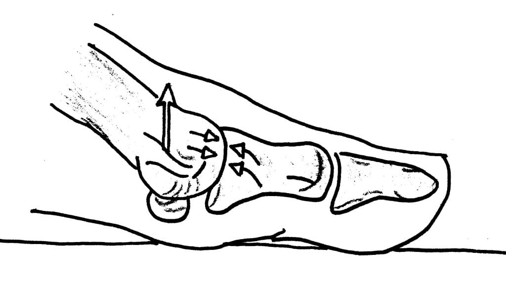 Flat Foot Toe